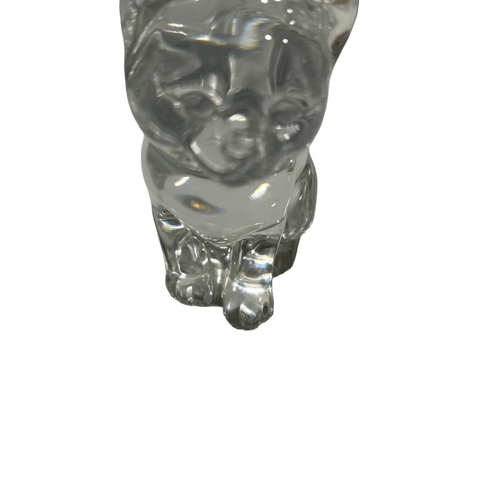 Vintage Crystal Cat Moreno Style Figurine Collectable